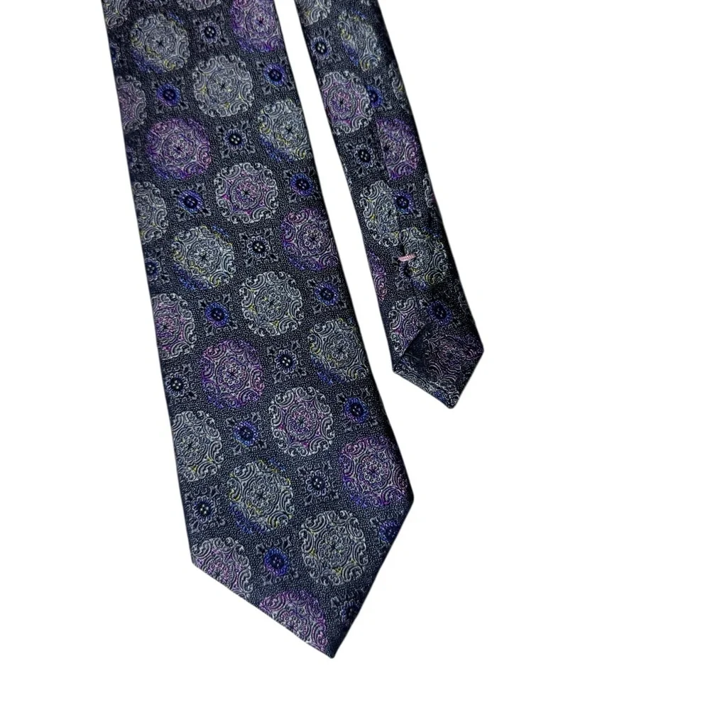 Oak Hill Men Silk Tie Textured Quiet Luxury Old Money Formal Professional Church